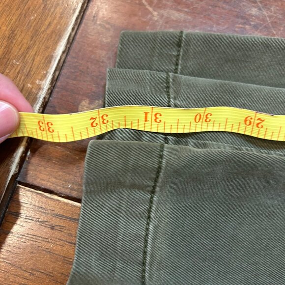 GAP Skinny Khakis 34 x 34, Olive Green - Picture 3 of 6
